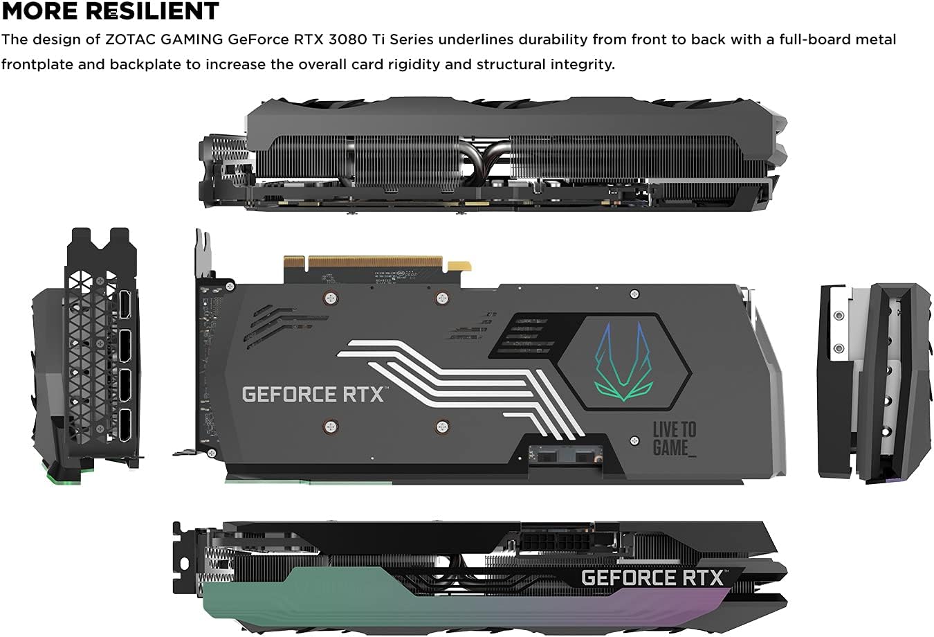 Zotac Graphic Card RTX 3080 TI 12GB AMP HOLO Used Without Box Zotac Graphic Card RTX 3080 TI 12GB AMP HOLO Used Without Box